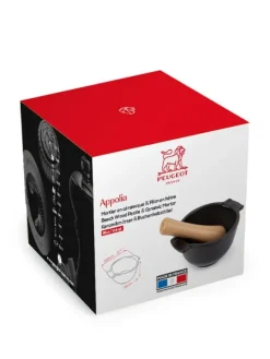 Store Appolia Ceramic mortar in color, with beechwood pestle Mortar