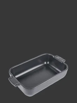 Best Sale Appolia Individual rectangular ceramic oven dish in grey, 22cm Speciality Bakeware|Individual Dishes