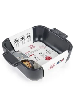 Shop Appolia Individual square ceramic oven dish in grey, 18cm Speciality Bakeware|Individual Dishes