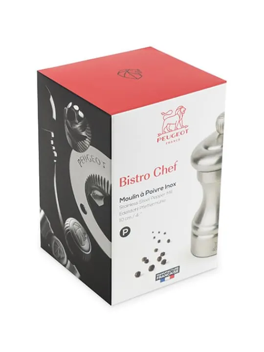 Best Bistro chef Manual pepper mill in stainless steel, 10cm Pepper|Pepper Mills