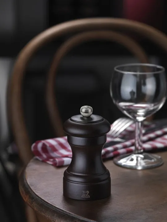 Sale Bistro Manual beechwood salt mill in matt black, 10cm Salt|Salt Mills