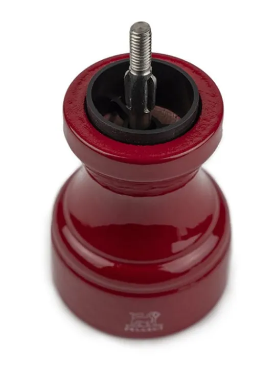 Outlet Bistro Manual wooden pepper mill in passion red gloss, 10cm For Under £50|Pepper