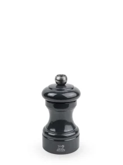 Best Sale Bistro Manual wooden pepper mill in grey gloss, 10cm For Under £50|Pepper