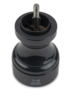 Best Sale Bistro Manual wooden pepper mill in grey gloss, 10cm For Under £50|Pepper