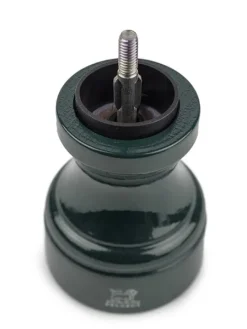 Cheap Bistro Manual wooden pepper mill in forest green gloss, 10cm For Under £50|Pepper