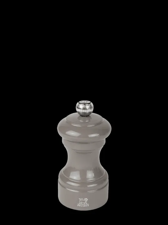 Store Bistro Manual wooden pepper mill in taupe grey gloss, 10cm For Under £50|Pepper