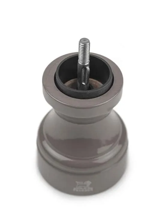 Store Bistro Manual wooden pepper mill in taupe grey gloss, 10cm For Under £50|Pepper
