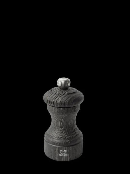 Outlet Bistro nature dark Manual wooden salt mill with alpine salt, 10cm Salt|Salt Mills