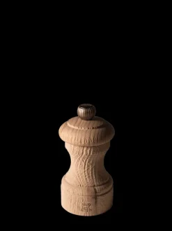 Outlet Bistro Manual wooden pepper mill with fair trade pepper, 10cm Pepper|Pepper Mills