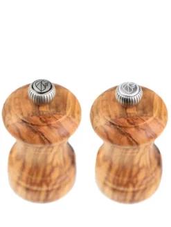 Shop Bistro set manual salt and pepper mills in olive wood, 10cm For The Host With The Most|Salt