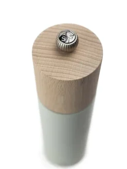 Cheap Boreal Manual beech wood salt mill in sage green, 21cm Salt|Salt Mills