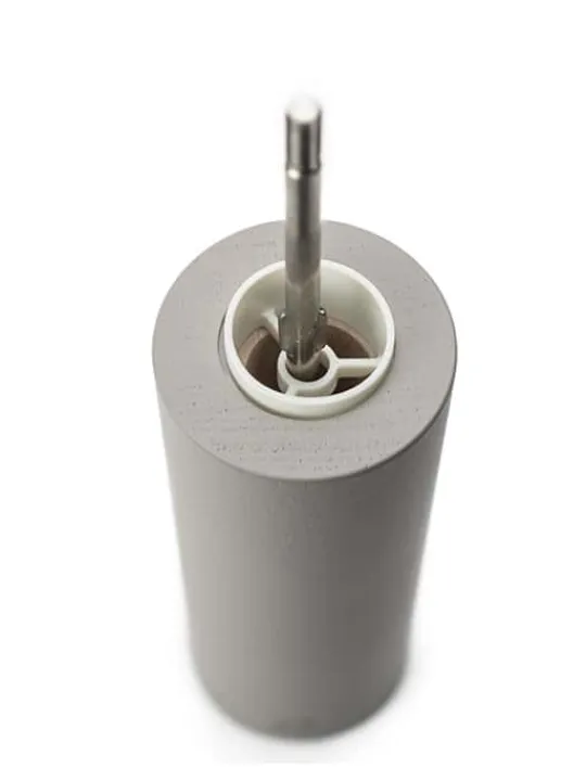 Shop Boreal Manual beech wood salt mill in pebble grey, 21cm Salt|Salt Mills