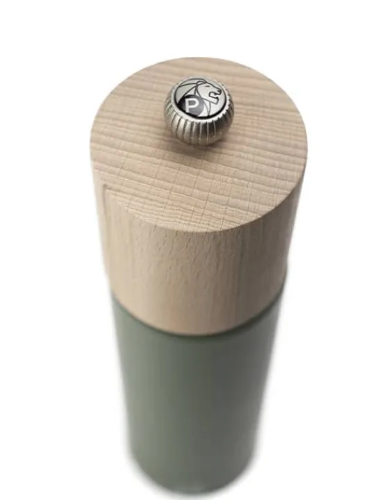 Hot Boreal Manual beech wood pepper mill in fern green, 21cm Pepper|Pepper Mills
