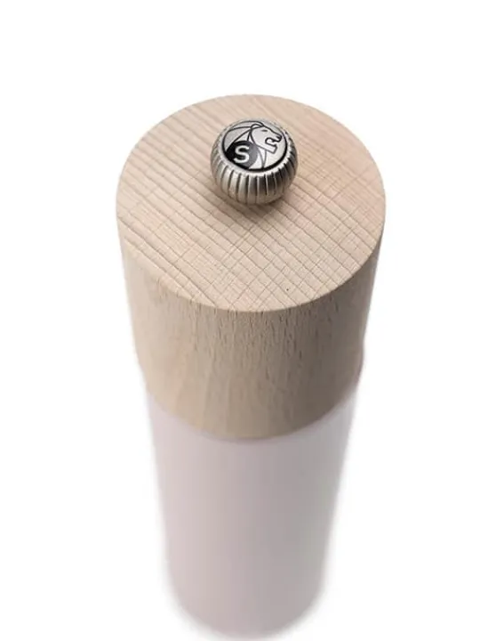 Store Boreal Manual wooden salt mill, rose petal, 21cm - 8in Salt|Salt Mills