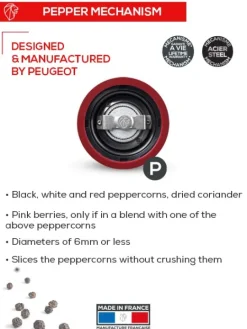 Discount Daman electric U’select electric pepper mill, iridescent black, 16cm For The Host With The Most|For The Foodie