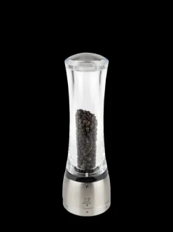 Fashion Daman U’select manual pepper mill, acrylic and stainless steel, 21 cm Pepper|Pepper Mills
