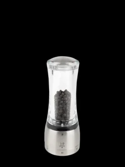 Flash Sale Daman U’select manual pepper, acrylic and stainless steel, 16 cm Pepper|Pepper Mills