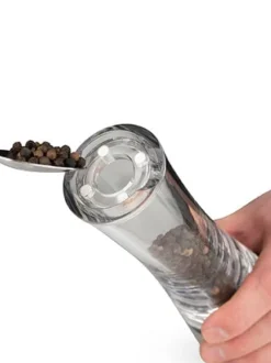 Flash Sale Daman U’select manual pepper, acrylic and stainless steel, 16 cm Pepper|Pepper Mills