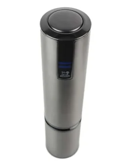 New Elis touch grey stainless steel electric corkscrew with rechargeable battery, 27cm Corkscrews