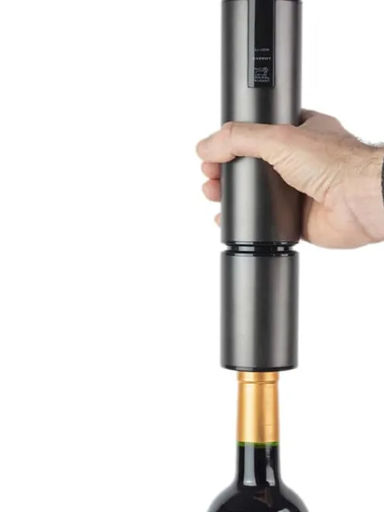 Discount Elis touch e Stainless steel rechargeable electric corkscrew with a finish, 27cm - 10,6in For The Bar Tender|For The Host With The Most