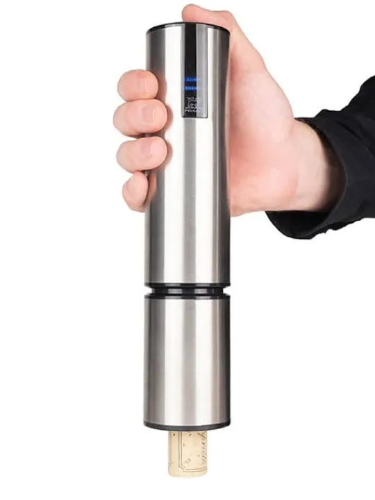 Best Elis touch Stainless steel rechargeable electric corkscrew, 27cm - 10,6in For The Bar Tender|For The Host With The Most