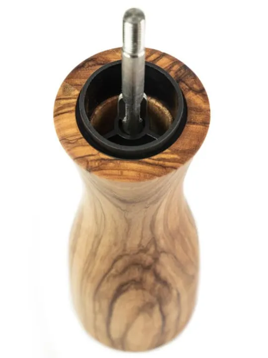 Clearance Fidji Manual pepper mill, olive wood and stainless steel, 20 cm Pepper|Pepper Mills