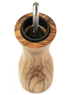 Cheap Fidji Manual pepper mill in olive wood and stainless steel, 15cm Pepper|Pepper Mills