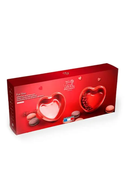 Outlet For you 2 individual ceramic heart dishes , 13,5 cm For Under £50|For The Dessert Maker