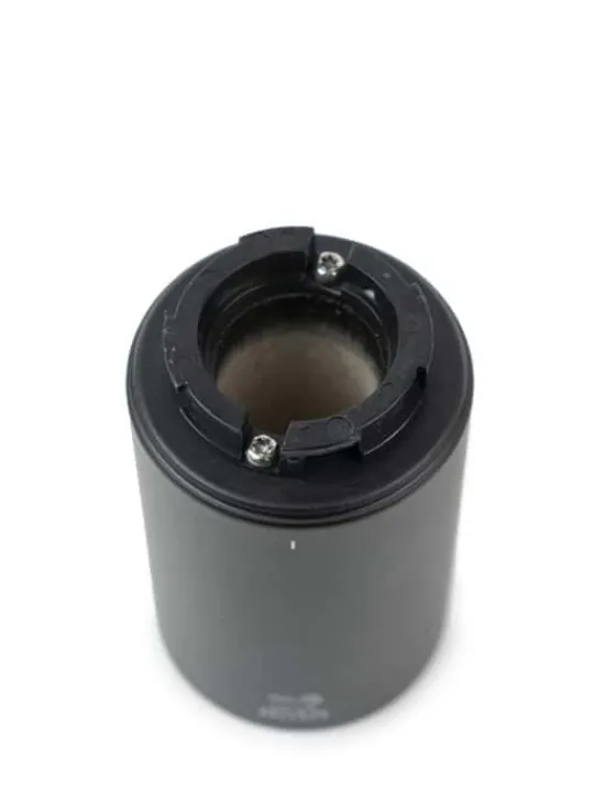 Hot Isen Manual wooden nutmeg mill in matt black, 16cm Speciality Spice Mills