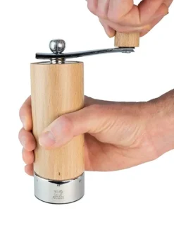 Store Isen U'select wooden salt mill with crank handle, 18cm For The Host With The Most|Salt