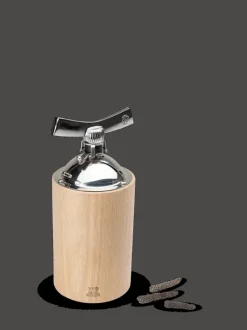 Hot Isen Wooden pepper mill for long peppers and large peppercorns, 16cm Pepper|Pepper Mills