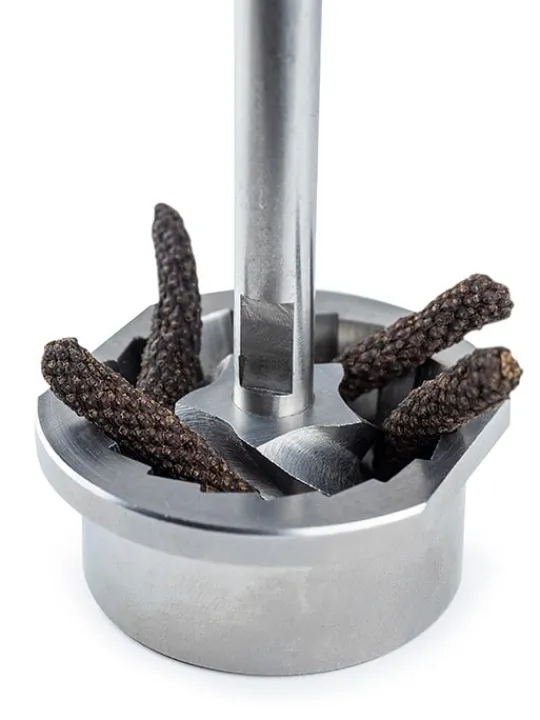 Hot Isen Wooden pepper mill for long peppers and large peppercorns, 16cm Pepper|Pepper Mills