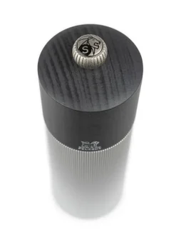 Fashion Line Manual aluminium and wooden salt mill, graphite, 18 cm Salt|Salt Mills