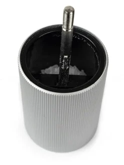 Fashion Line Manual aluminium and wooden salt mill, graphite, 18 cm Salt|Salt Mills