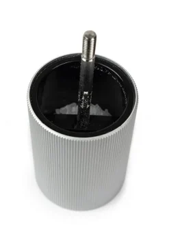 Discount Line Manual salt mill with an aluminium finish, 18cm Salt|Salt Mills