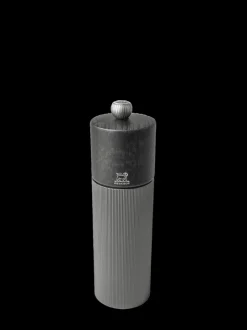 New Line Manual salt mill with a carbon finish, 18cm Salt|Salt Mills