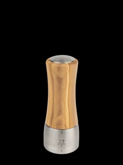 Best Madras Manual salt mill in olive wood and stainless steel u'select 16 cm - 6.25" Salt|Salt Mills