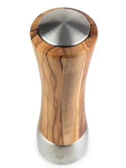 Best Madras Manual salt mill in olive wood and stainless steel u'select 16 cm - 6.25" Salt|Salt Mills