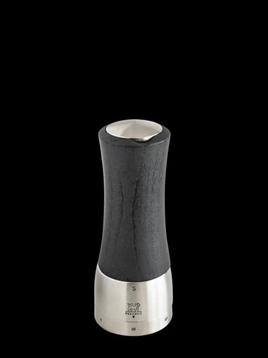 Hot Madras u'select manual wooden and stainless steel salt mill, 16cm Salt|Salt Mills