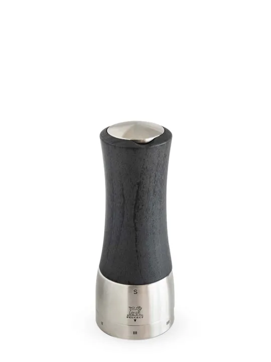 Hot Madras u'select manual wooden and stainless steel salt mill, 16cm Salt|Salt Mills