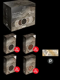 Clearance Multipack poivres premium Pack 3 peppers of origin and 1 exclusive blend Pepper|Speciality Seasoning