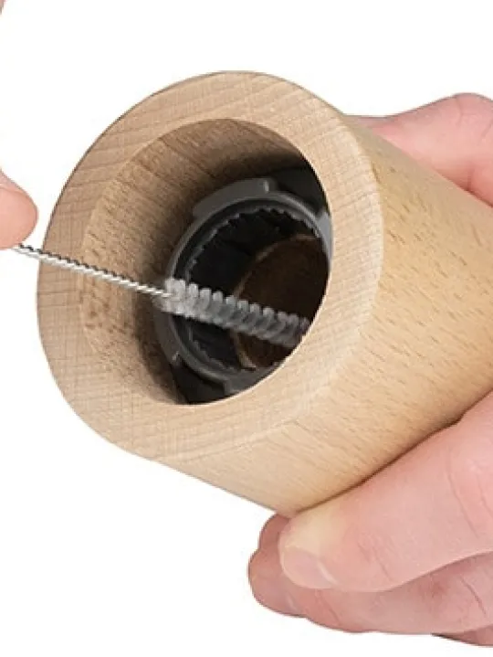Best Naka wooden flaxseed mill, 11cm Speciality Spice Mills