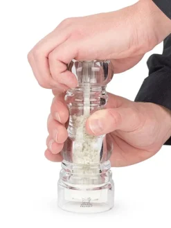 New Nancy Manual acrylic wet salt mill, 18cm Speciality Spice Mills|Salt