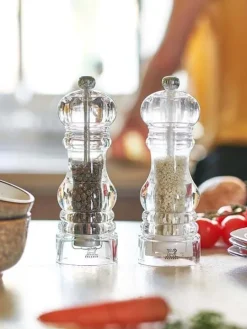 New Nancy Manual acrylic wet salt mill, 18cm Speciality Spice Mills|Salt