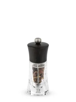 Clearance Oléron Manual chilli grinder in beech wood and acrylic, 14cm Speciality Spice Mills