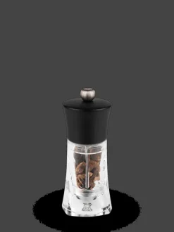 Flash Sale Oléron Manual chilli grinder in matt wood and acrylic, 14cm Speciality Spice Mills
