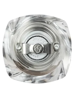 Flash Sale Oléron Manual chilli grinder in matt wood and acrylic, 14cm Speciality Spice Mills