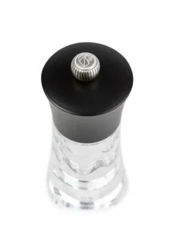 Clearance Oléron Manual wet salt mill, finish, beech wood and acrylic, 14 cm Speciality Spice Mills|Salt