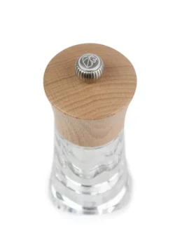 Best Sale Oléron Manual wooden & acrylic wet salt mill, 14cm Speciality Spice Mills|Salt