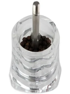 Shop Oléron Manual wooden & acrylic pepper mill, 14cm Pepper|Pepper Mills